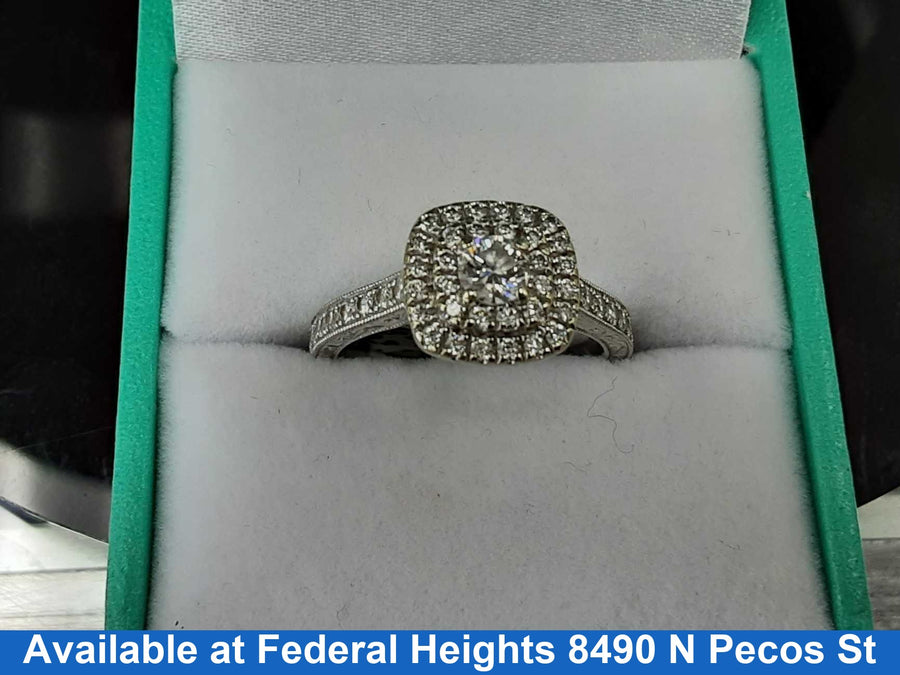 Women's Ring - White Gold 14k (.585) 4.67 grams Size 8