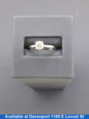 Women's Ring - Solitaire - White Gold 14k (.585) 2.4 grams Size 7