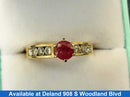 Women's Ring - Yellow Gold 18k (.750) 5.3 grams Size 8
