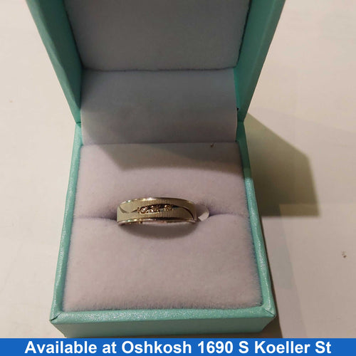 Ring - Wedding Band - White Gold 14k (.585) 3 grams Size 5