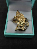 Women's Ring - Yellow Gold 10k (.417) 3.8 grams Size 12.5