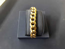 Cuban Link Bracelet - Yellow Gold 10k (.417) 52.6 grams 8 inch