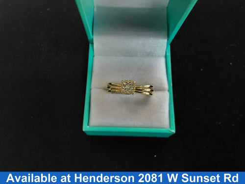 Women's Ring - Yellow Gold 14k (.585) 4.3 grams Size 9