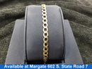 Cuban Link Bracelet - Yellow Gold 10k (.417) 3.2 grams 8 inch
