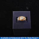 Men's Ring - Yellow Gold 14k (.585) 6.9 grams Size 9