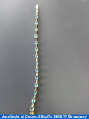 Tennis Bracelet - Yellow Gold 14k (.585) 8.6 grams 7 inch