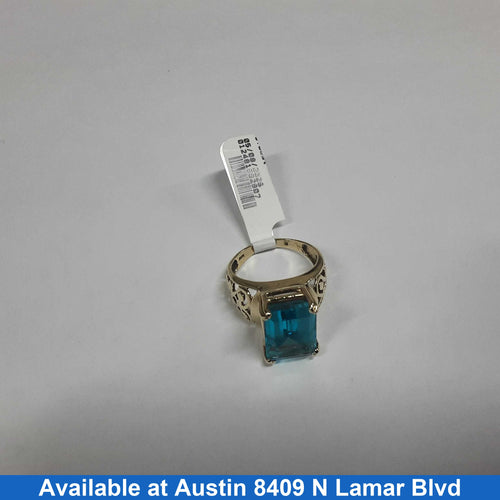 Women's Ring - Yellow Gold 10k (.417) 6.2 grams Size 20