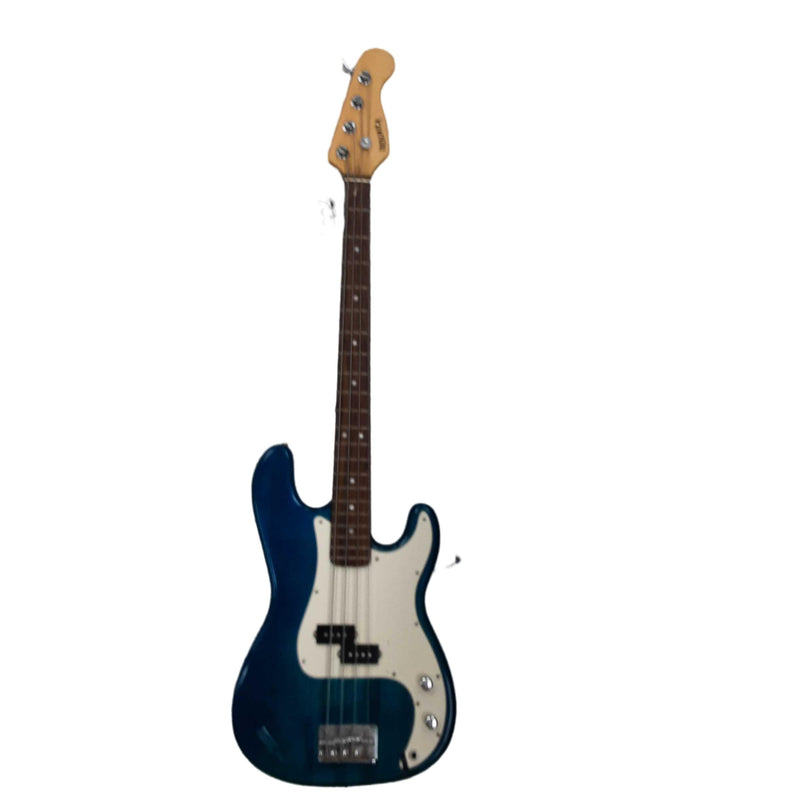 Indiana Blue Bass Guitar Blue Bass Guitar