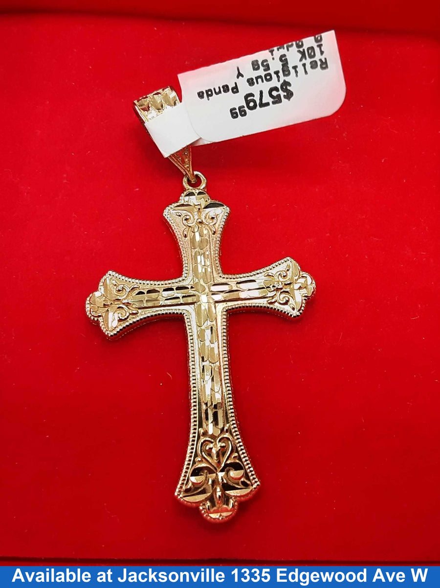 Religious Pendant - Yellow Gold 10k (.417) 5.5 grams