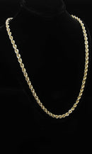 Rope Chain - Yellow Gold 14k (.585) 9.6 grams 22 inch