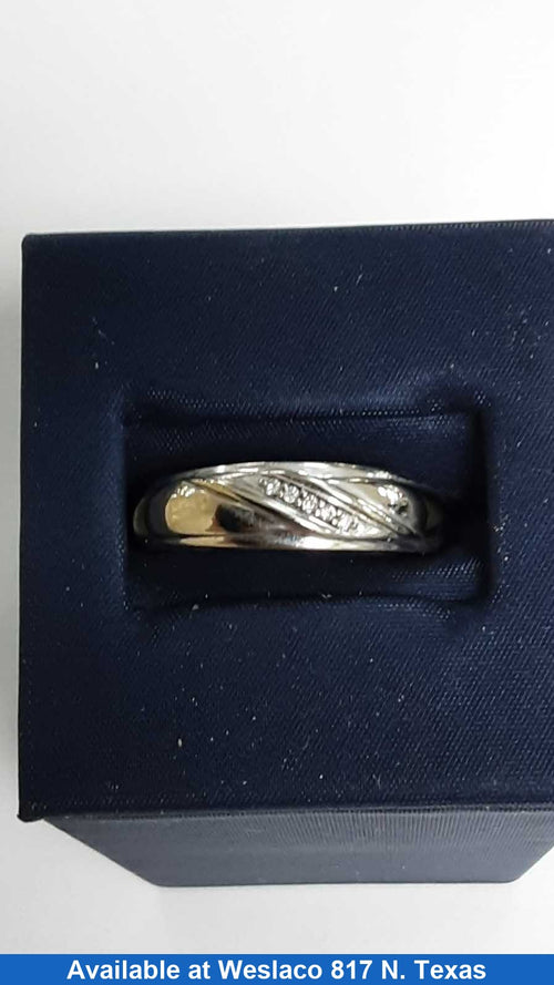 Ring - Wedding Band - White Gold 10k (.417) 4.2 grams Size 10