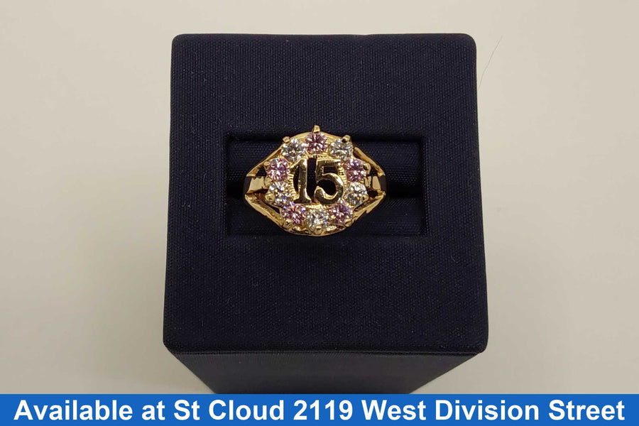Women's Ring - Yellow Gold 14k (.585) 2.63 grams Size 7