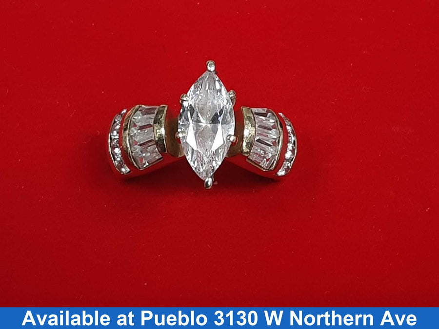 Women's Ring - Yellow Gold 10k (.417) 5.5 grams Size 7