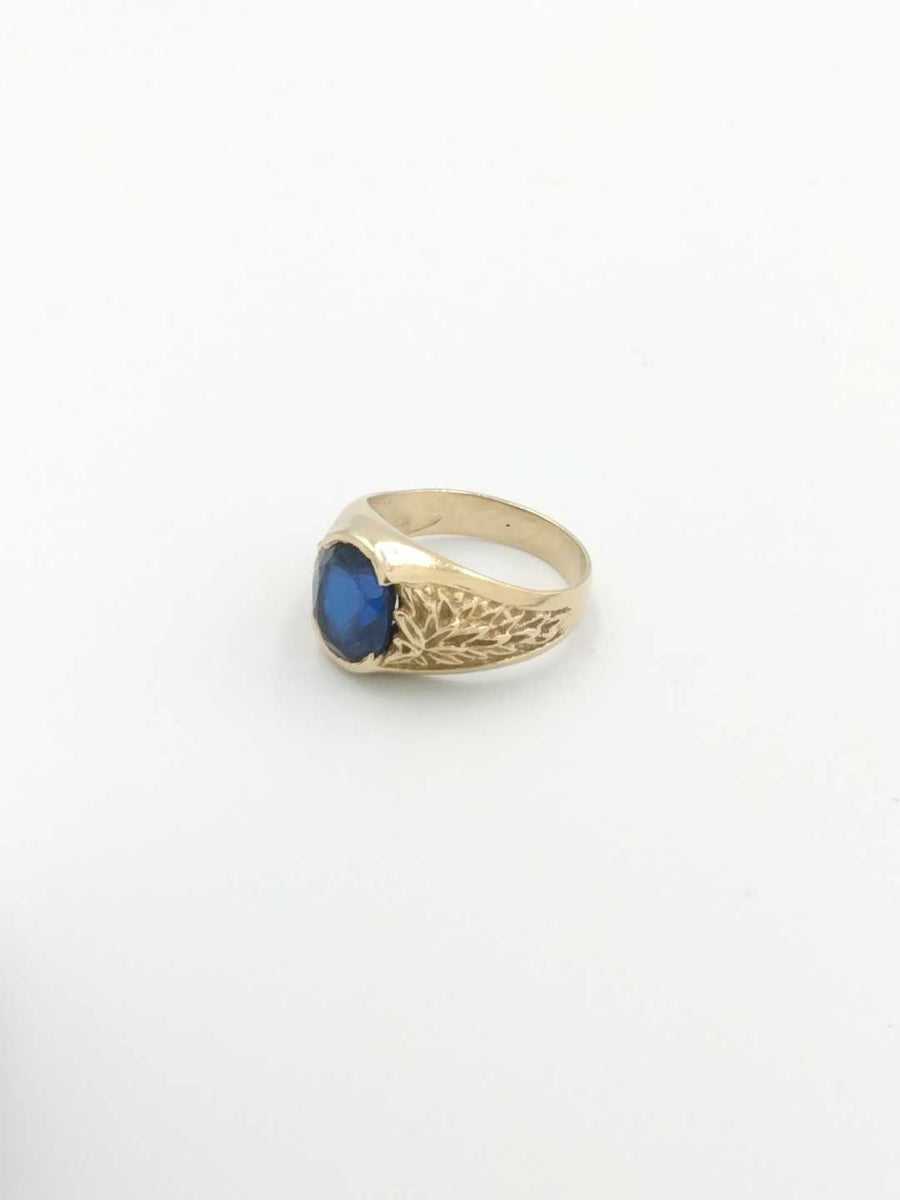 Men's Ring - Yellow Gold 14k (.585) 7.3 grams Size 9.5