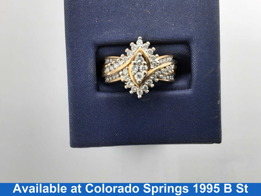 Ring - Wedding Set - Yellow Gold 10k (.417) 5.5 grams Size 6.5