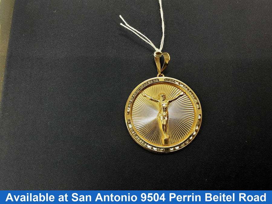 Religious Pendant - Yellow Gold 10k (.417) 4.5 grams