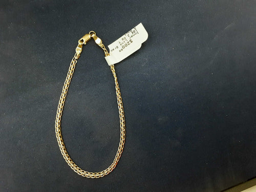 Link Bracelet - Yellow Gold 10k (.417) 2 grams 8 inch