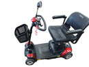 Pride Gogo Elite Traveller Red Motorized Wheelchair / Mobility Scooter