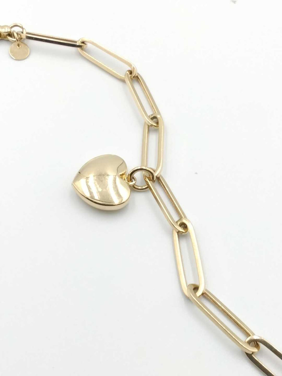 Link Bracelet - Yellow Gold 14k (.585) 7 grams 8 inch