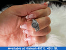 Ring - Wedding Set - White Gold 10k (.417) 6.1 grams Size 7.5
