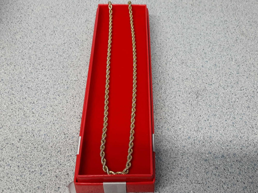 Rope Chain - Yellow Gold 10k (.417) 7.7 grams 24 inch