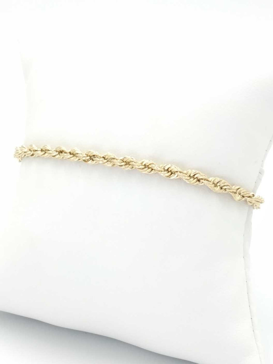 Rope Bracelet - Yellow Gold 14k (.585) 2.8 grams 8 inch