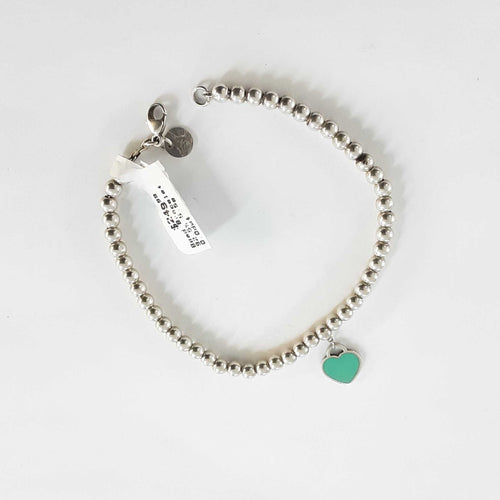 Bead Bracelet - Silver 5.5 grams 8 inch