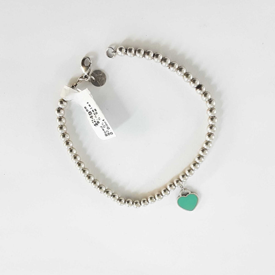 Bead Bracelet - Silver 5.5 grams 8 inch