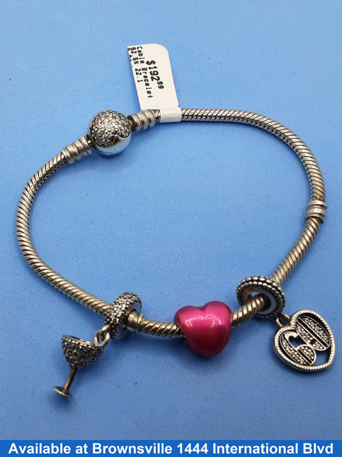 Cable Bracelet - Silver 22.1 grams 8 inch