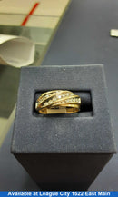 Women's Ring - Yellow Gold 14k (.585) 3.8 grams Size 5.5