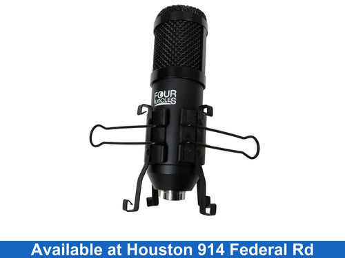 Four Uncles Black Corded Microphone