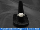 Women's Ring - White Gold 10k (.417) 3.7 grams Size 7