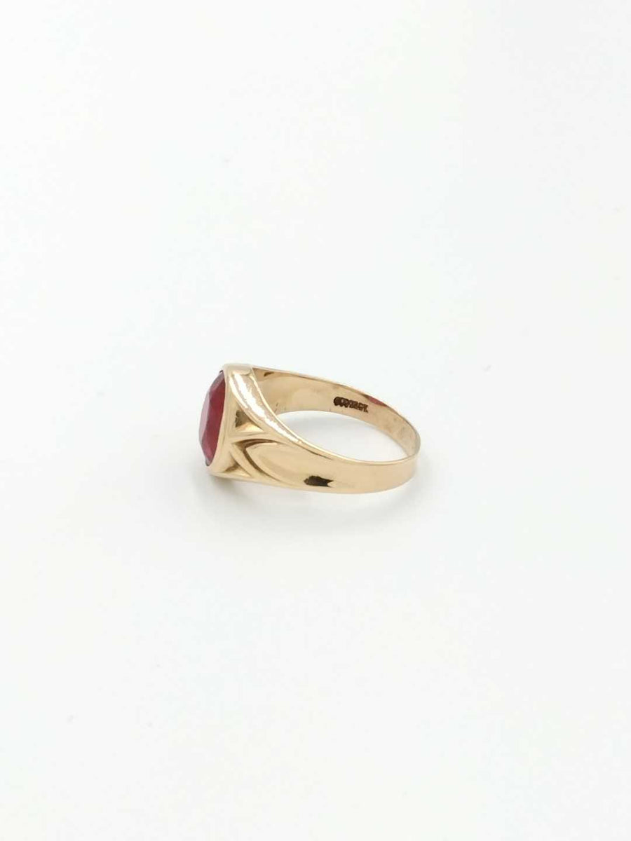 Men's Ring - Yellow Gold 10k (.417) 6.4 grams Size 10.5