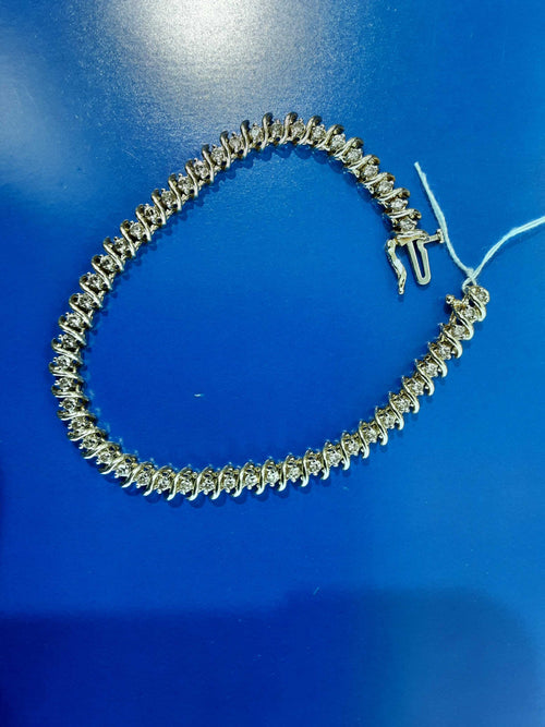 Tennis Bracelet - Yellow Gold 14k (.585) 12.7 grams 12 inch