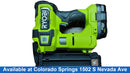 Ryobi P322 Green Cordless Brad Nailer