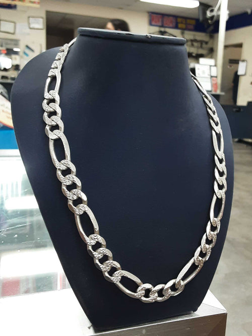 Figaro Chain - Silver 79.4 grams 27 inch