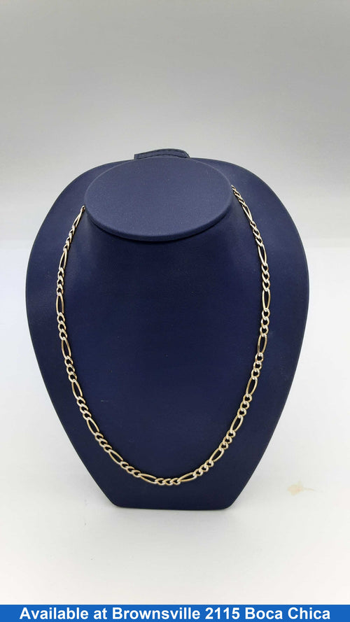 Figaro Chain - Yellow Gold 10k (.417) 10.7 grams 22 inch