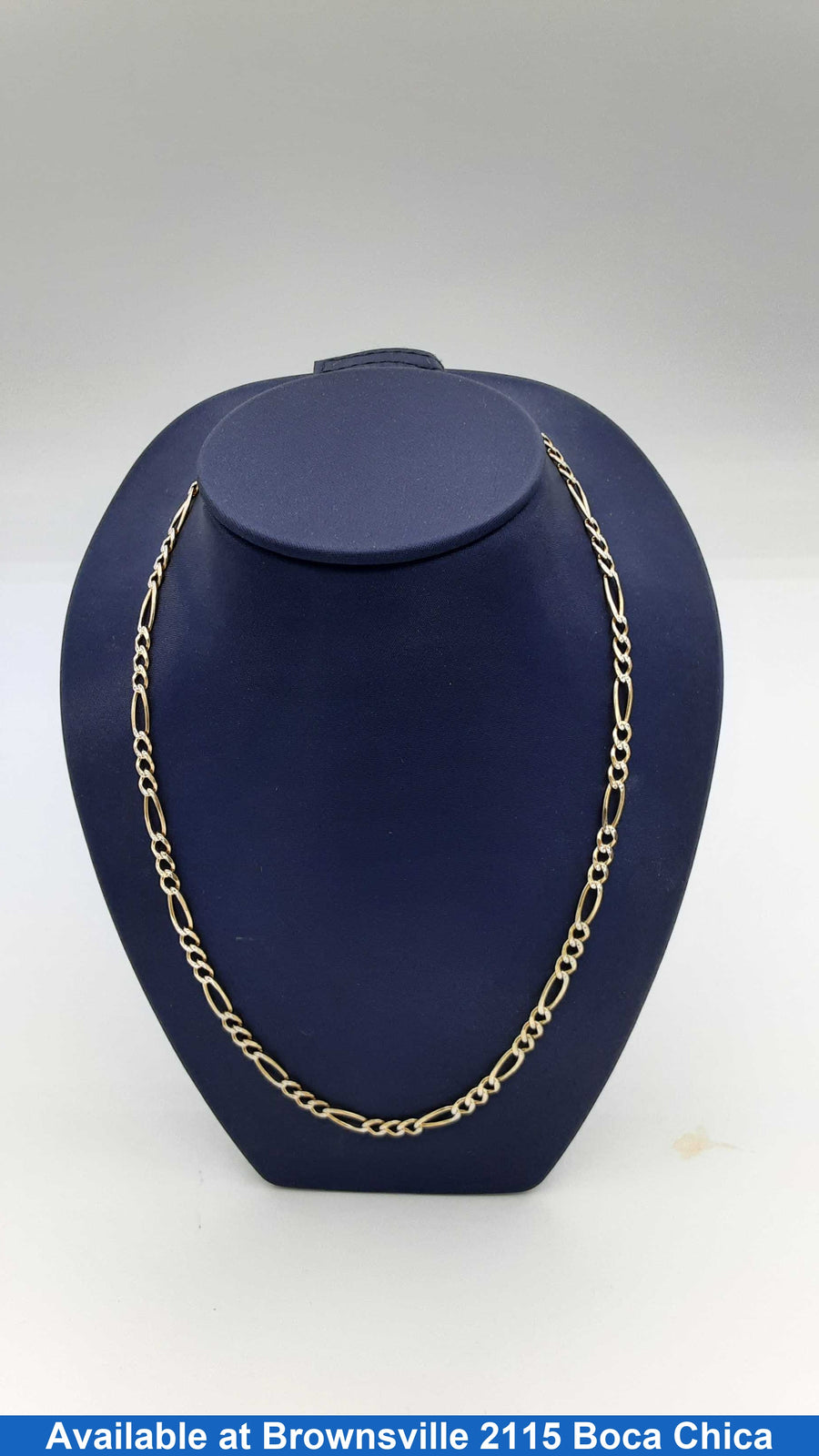 Figaro Chain - Yellow Gold 10k (.417) 10.7 grams 22 inch