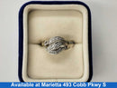 Women's Ring - White Gold 14k (.585) 4.2 grams Size 7.5