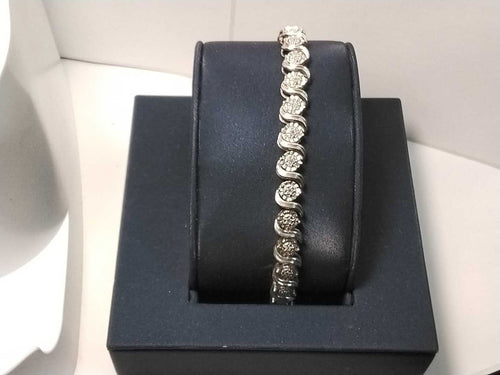 Tennis Bracelet - Silver 15.4 grams 8 inch