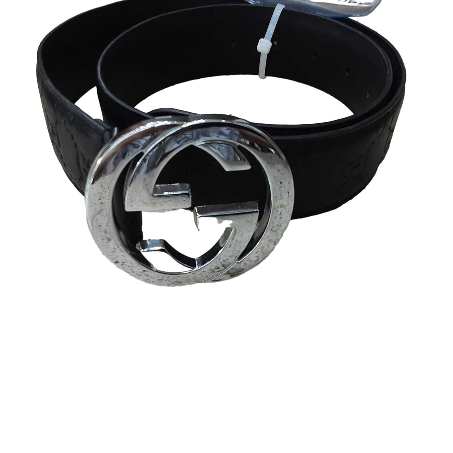 Gucci 411924cwcin32601254 Black Belt / Buckle