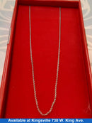 Chain - White Gold 14k (.585) 1.3 grams 20 inch
