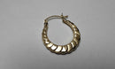 Shrimp Earrings - Yellow Gold 14k (.585) 2.7 grams