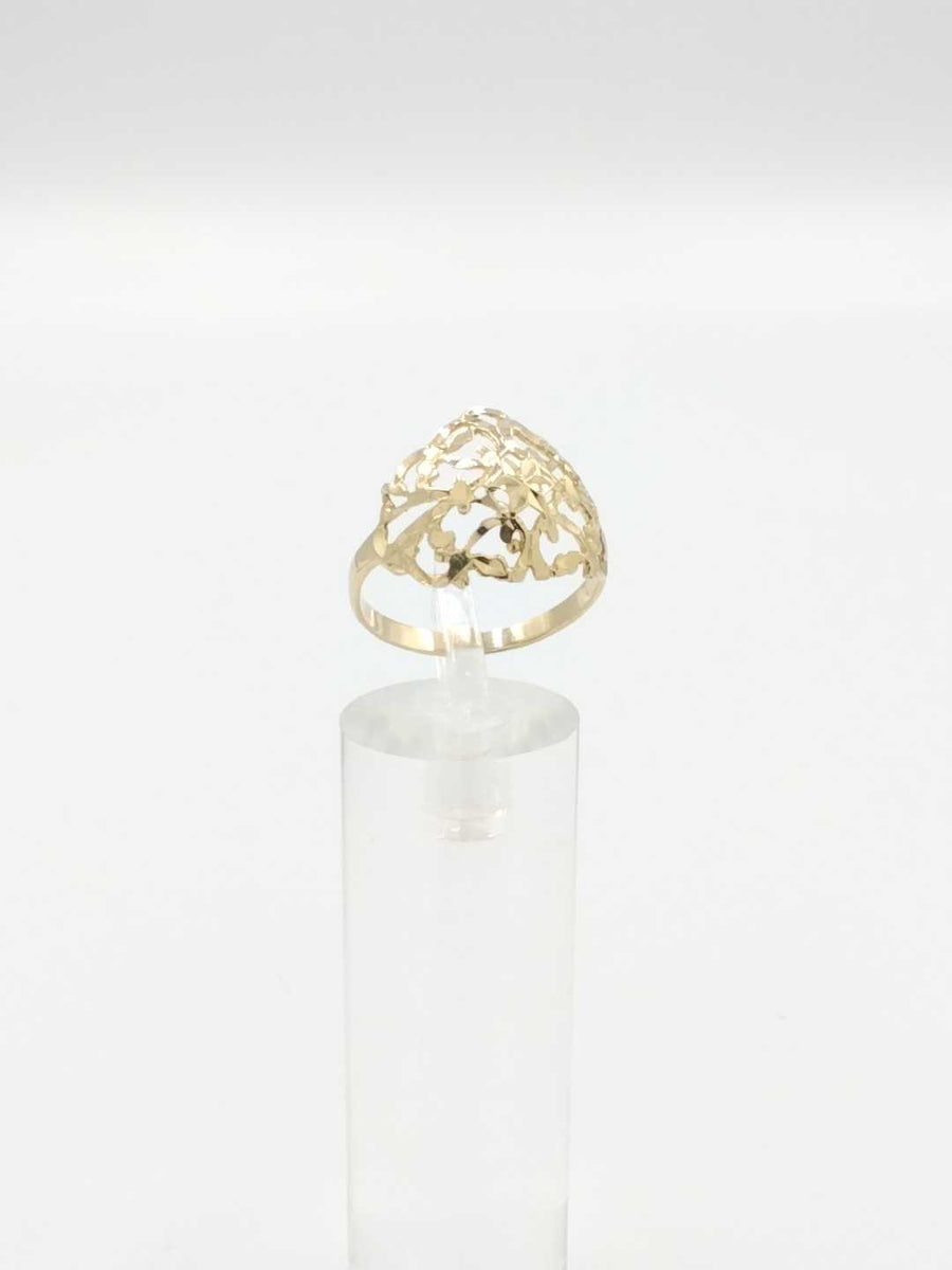 Women's Ring - Yellow Gold 14k (.585) 2.3 grams Size 10