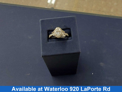Ring - Wedding Set - Yellow Gold 14k (.585) 4.6 grams Size 7