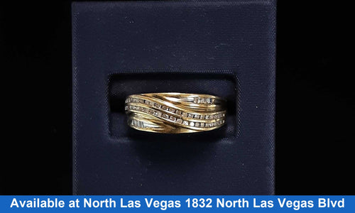 Ring - Wedding Band - Yellow Gold 10k (.417) 3 grams Size 8