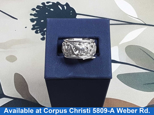Men's Ring - White Gold 14k (.585) 8.2 grams Size 20