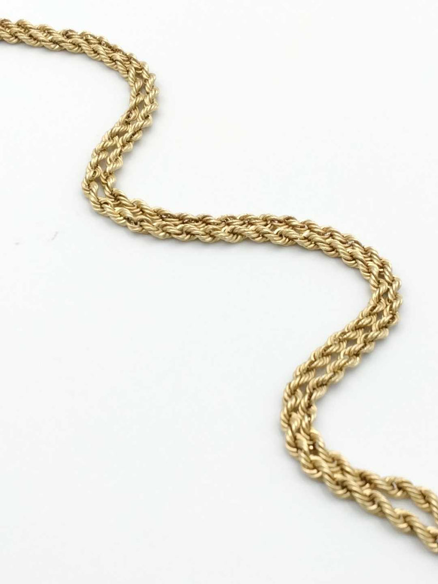 Rope Chain - Yellow Gold 14k (.585) 11.9 grams 24 inch