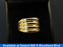 Women's Ring - Yellow Gold 10k (.417) 3.2 grams Size 8.5