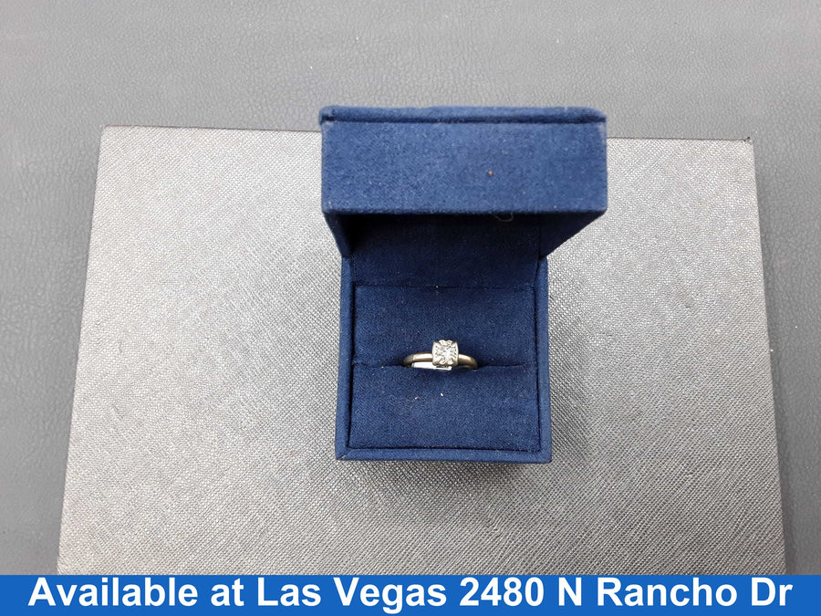 Women's Ring - Solitaire - Yellow Gold 10k (.417) 2 grams Size 20